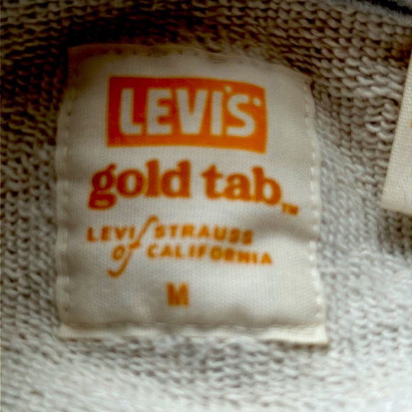 Levi’s Gold Tab size Medium gray pullover hoodie with front kangaroo pocket - Picture 9 of 13